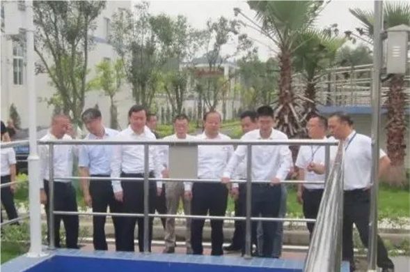 四川省副省长陈炜一行莅临乐山壹定发最新官方网站水务有限公司调研